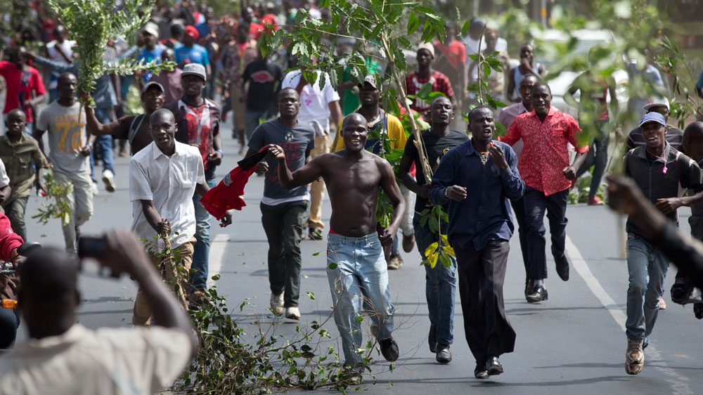 Word of the shootings fuelled heavy clashes in the centre of Kisumu and the working class district of Kondele [AP]