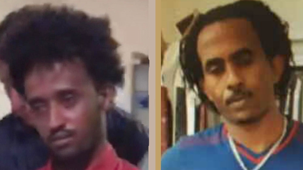 Witnesses identified the detained man as Medhanie Tesfamariam Berhe, left, a 27-year-old refugee arrested in Sudan last month, not Mered, right [EPA]
