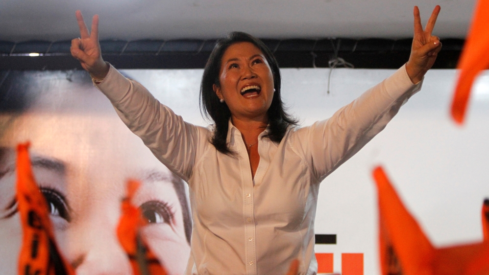 Keiko Fujimori is seeking to be the South American country's first female president [Reuters]
