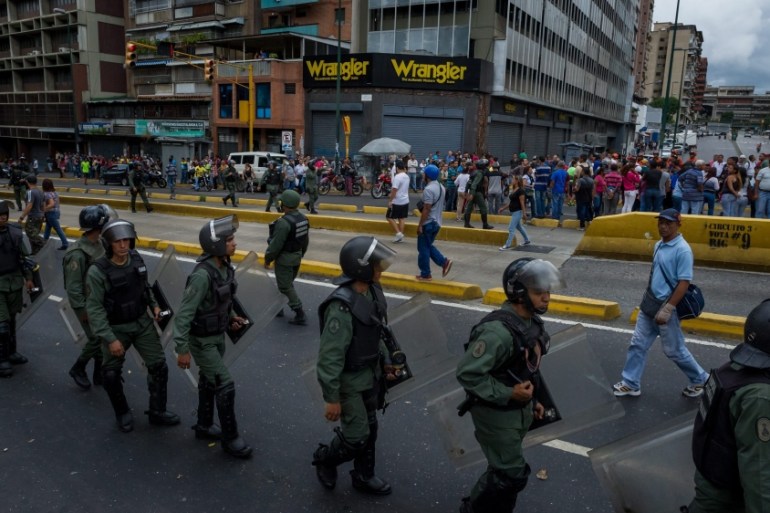 Food shortages sparks protests in streets of Caracas