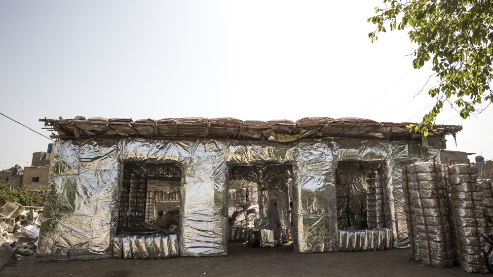 The chandi ghar [silver house] was used as a shelter for those affected by the 2005 earthquake [Faras Ghani/Al Jazeera]