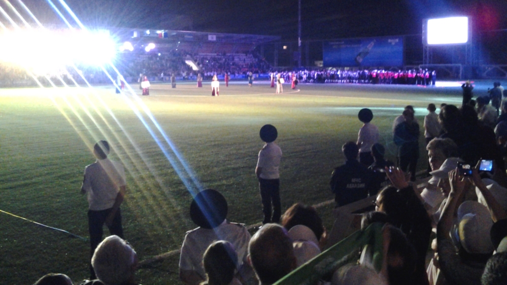 The opening ceremony of the CONIFA World Cup tournament took place on May 28 [Maria Jose Riquelme del Valle/Al Jazeera]