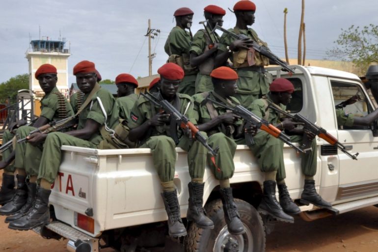 South Sudan troops