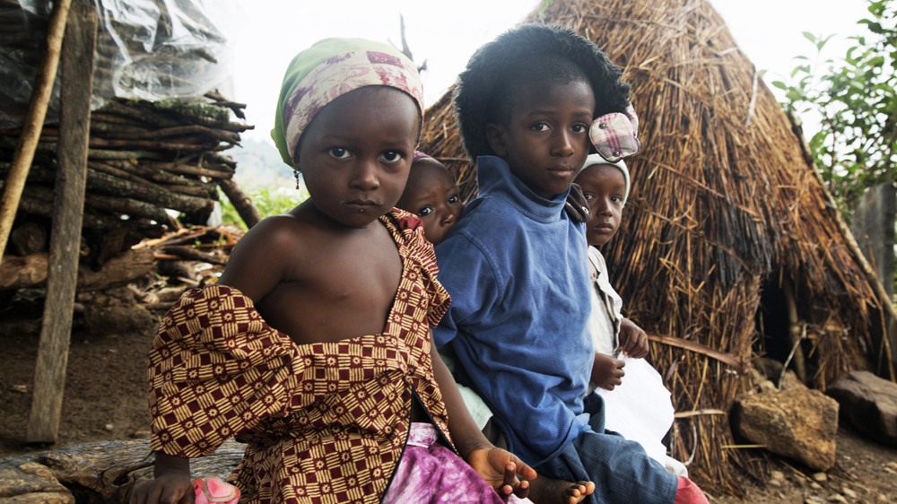Fulani children of the nomadic cattle herdsmen in Akwanga [Chika Oduah/Al Jazeera]