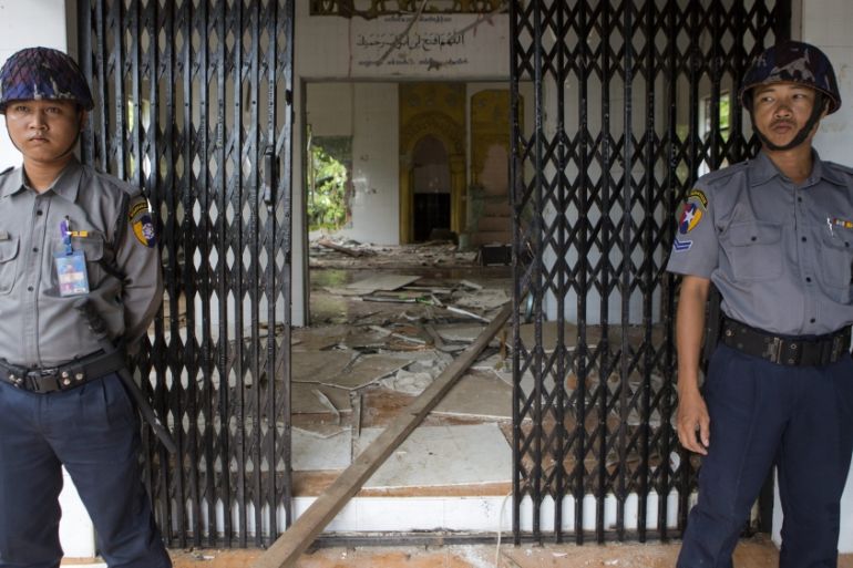 Myanmar Buddhist mob ransacked mosque