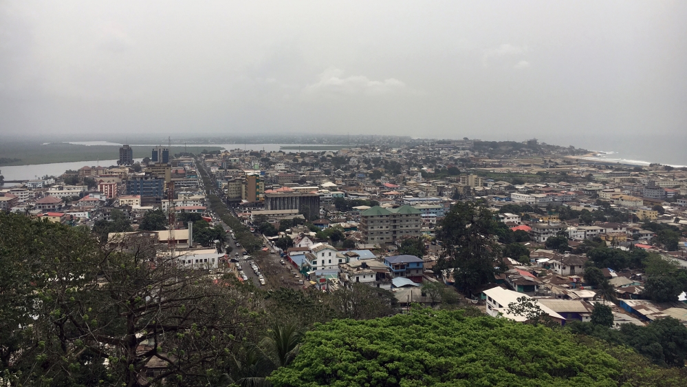 A view of the Liberian capital, Monrovia. Over three quarters of doctors trained in Liberia choose to move elsewhere to practise [Dan Boaden/Al Jazeera]