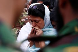 A relative mourns after receiving the body of a victim who was killed in the attack on the Holey Artisan Bakery and the O''Kitchen Restaurant, during a memorial ceremony in Dhaka, Bangladesh [REUTERS]