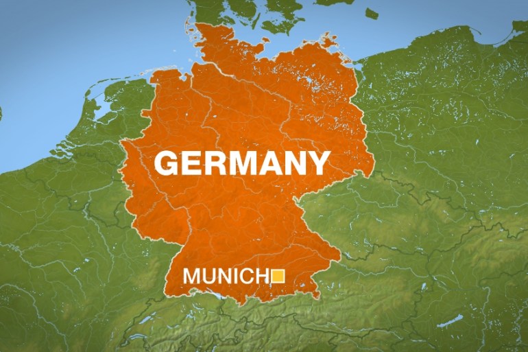 Munich map, Germany