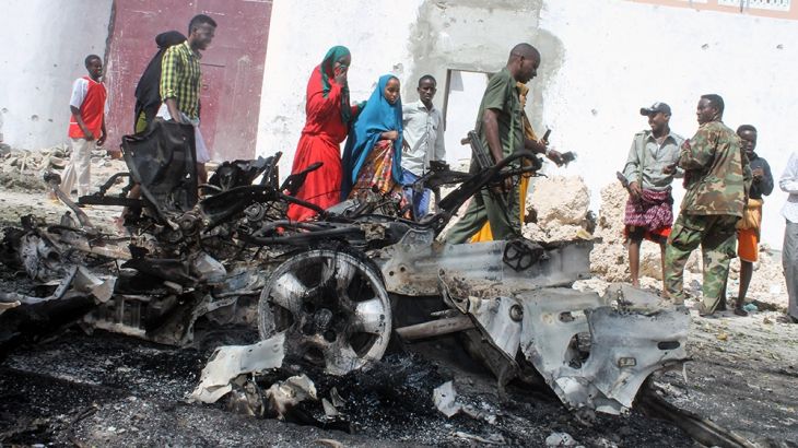 Al-Shabab bombs target African Union [Abdirizak Mohamud Tuuryare/Al Jazeera]