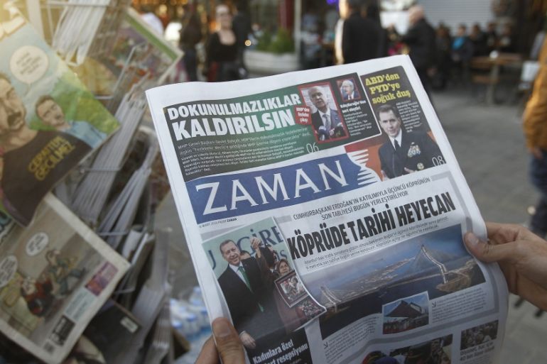 Turkish government to take control of major opposition newspaper