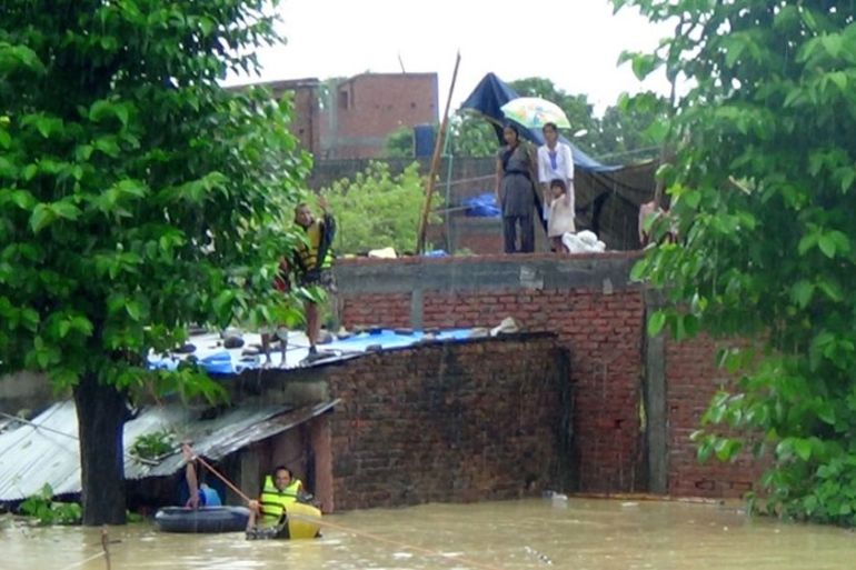 Nepal hit by flash floods and landslides