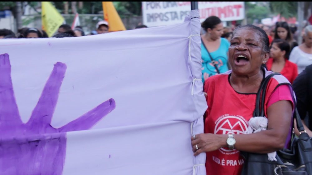 
Women have been leading the fight to see Temer removed from office [Kimberley Brown/Al Jazeera] 
