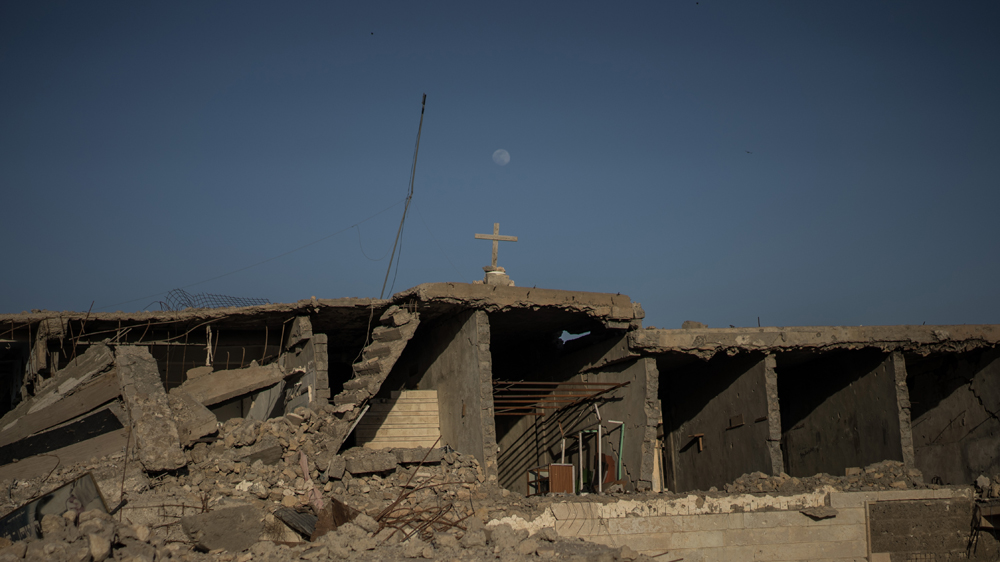The ruins of Sinjar's only church [John Beck/Al Jazeera]