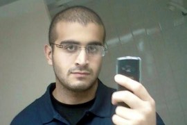 Undated photo from a social media account of Omar Mateen