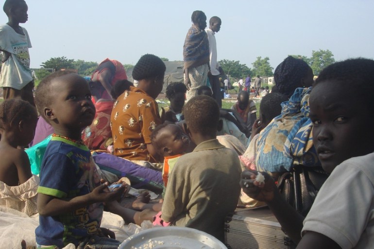 South Sudan displaced