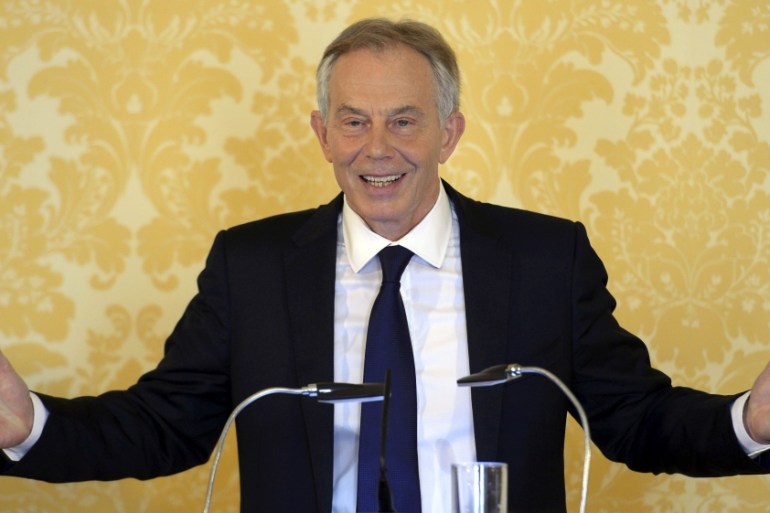 Former British Prime Minister Tony Blair [REUTERS]