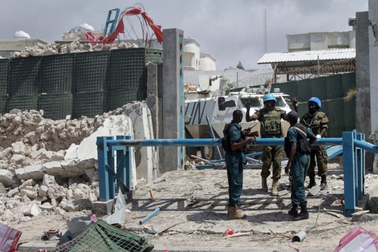 At least 10 killed in twin blast in Mogadishu