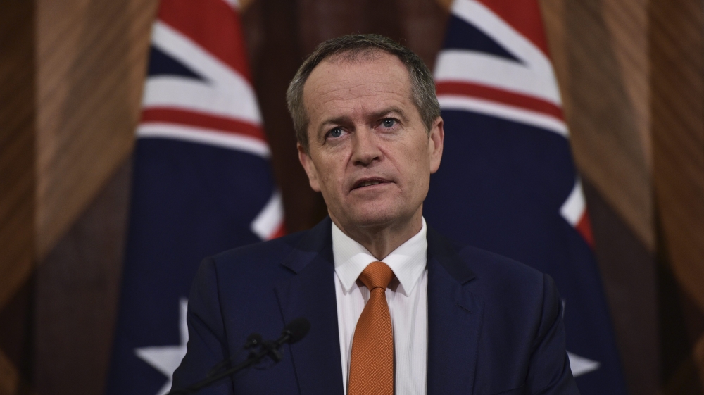 Bill Shorten, leader of the opposition Labor Party, conceded defeat [Julian Smith/EPA] 