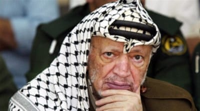 The late Palestinian leader Yasser Arafat [Getty]