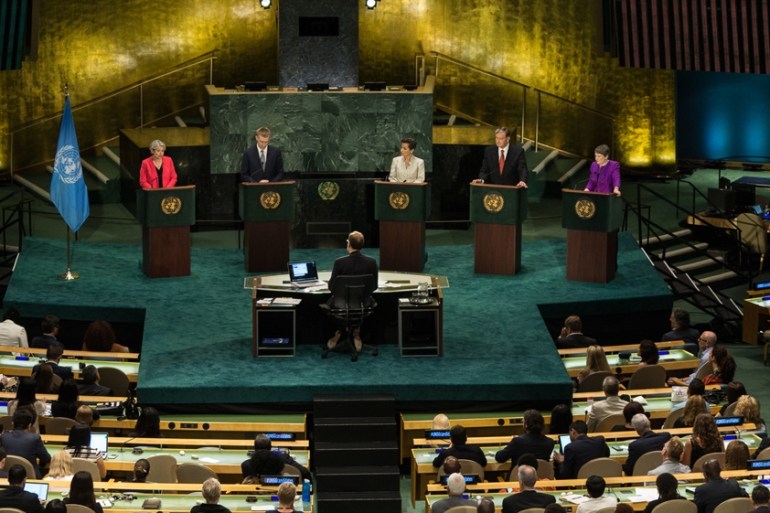 UN Secretary General candidates debate on a range of issues [Sorin Furcoi/Al Jazeera]