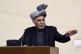 Afghan president calls on Pakistan to battle against Taliban.