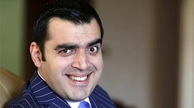 Comedian Ahmad al-Basheer [Khalil Mazraawi/AFP]