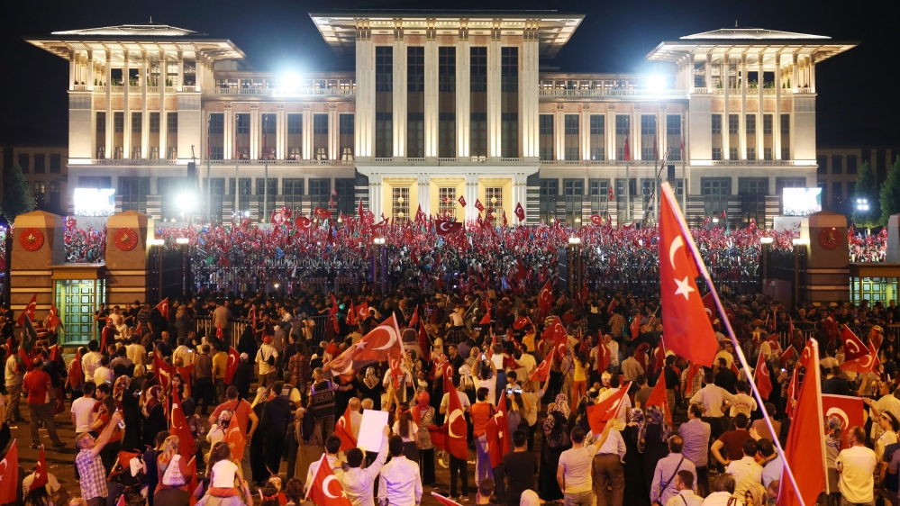 The Turkish public, especially supporters of the government and President Recep Tayyip Erdogan, largely applauded the purge in the military [EPA]