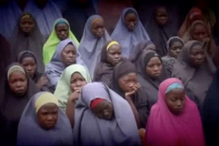 A still image from a video posted by Boko Haram