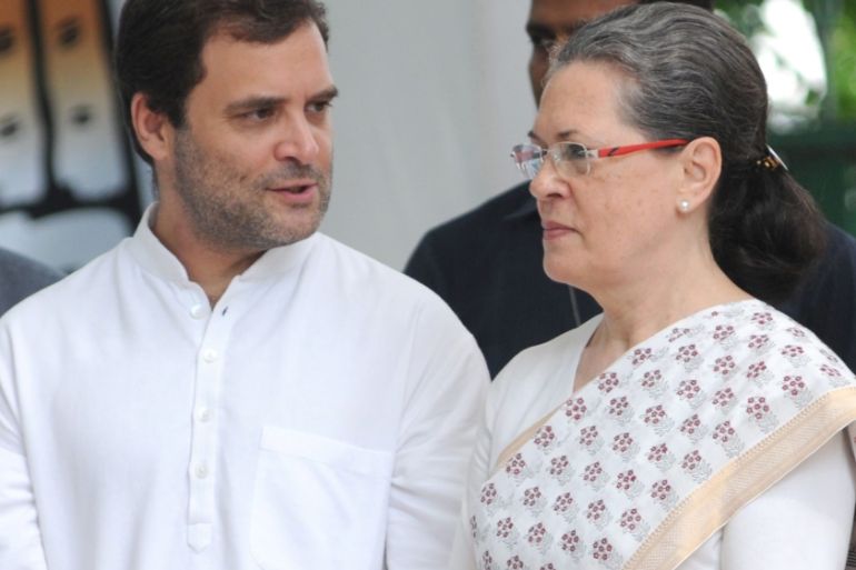 Congress party launches election campaign for UP elections in New Delhi