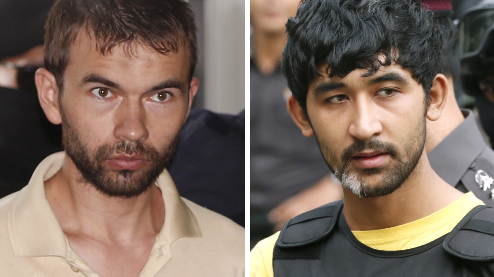 Police have charged Mieraili, left, and Mohammed with involvement in the 2015 August blast [EPA]