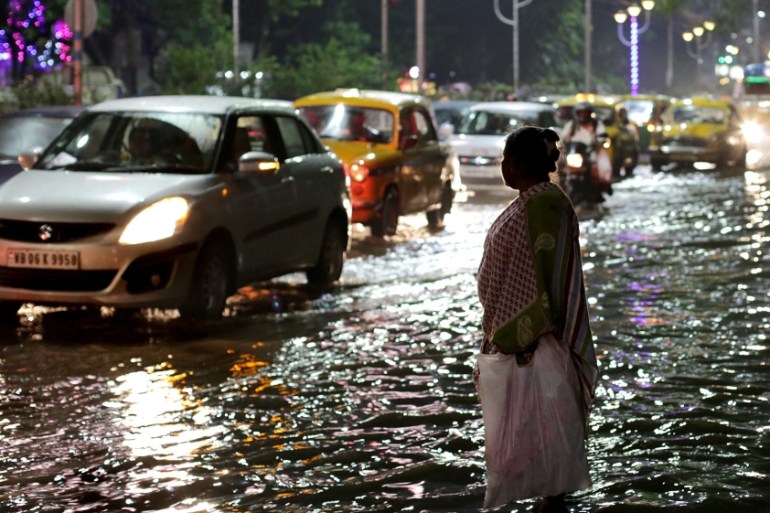 Monsoon season in Calcutta