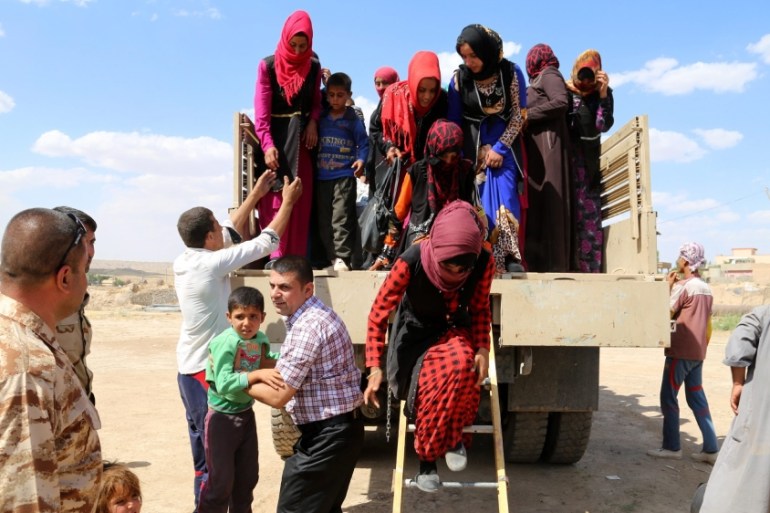 Iraqi displaced families in Kirkuk