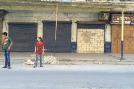 Aleppo boys on the street