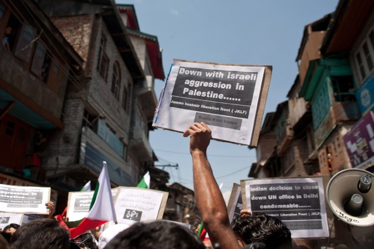 Kashmir Muslims Protest Against Israel''s Military Operation In Gaza