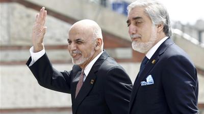Afghanistan's President Ashraf Ghani and Afghanistan's Chief Executive Abdullah Abdullah [Reuters]