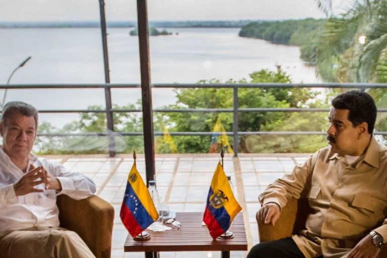 Meeting of Presidents of Venezuela and Colombia
