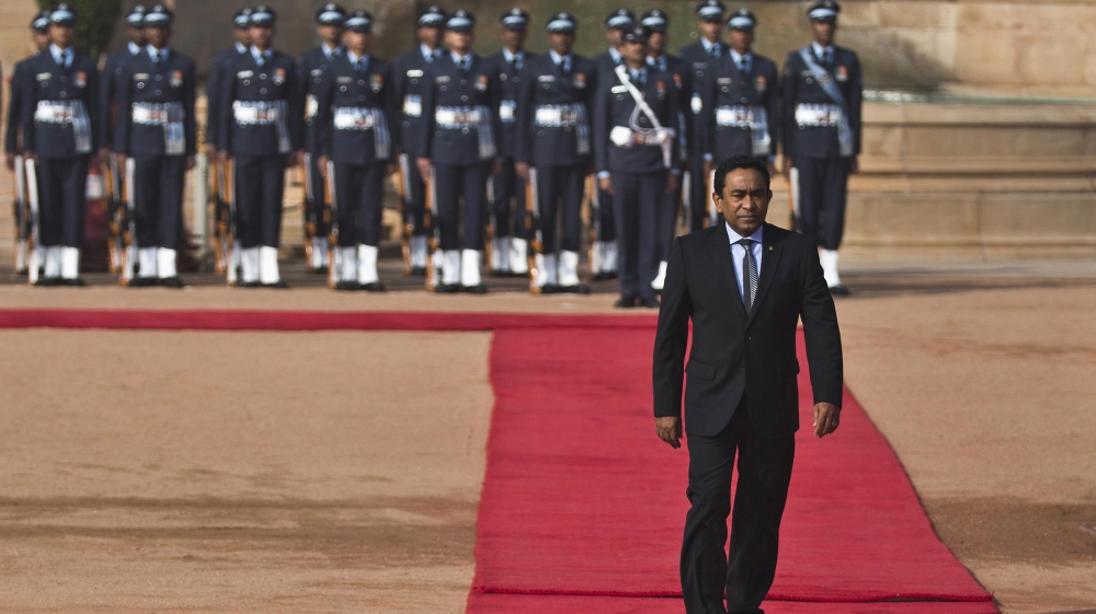 Evidence suggests that Maldives President Abdulla Yameen personally determined the prison sentence of former president Mohamed Nasheed for 'terrorism' [Reuters]