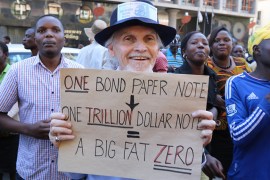 Zimbabwe bond notes protest