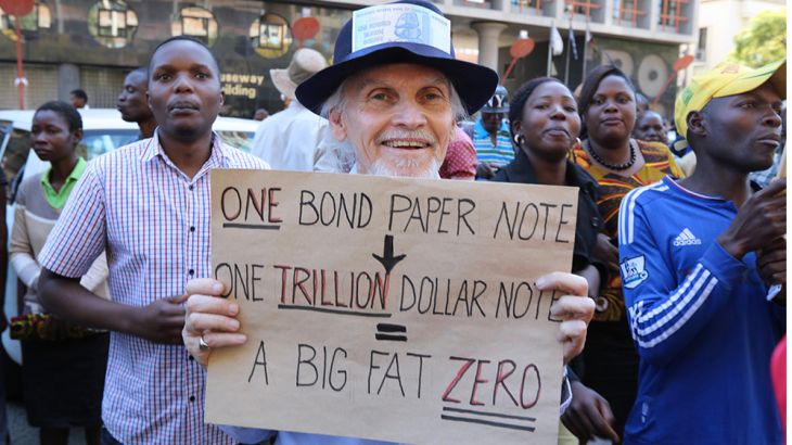 Zimbabwe bond notes protest