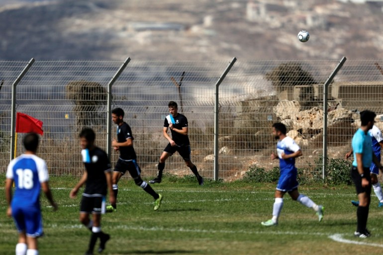 Israeli settlement football FIFA
