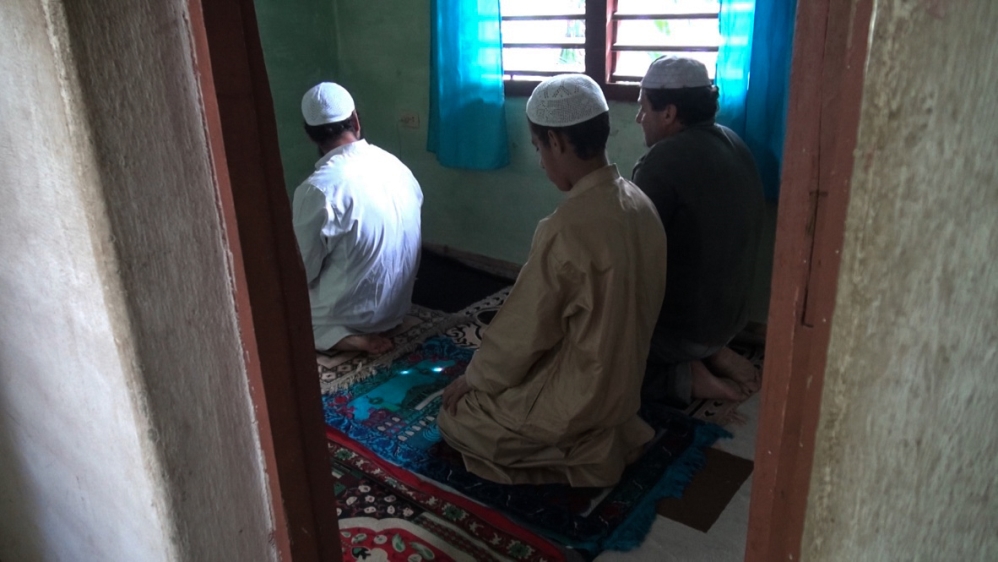 With no mosque in Santa Clara, Hassan and Shabana Jan have created a small prayer room in their home where Muslims in the area can come and pray [Sylvia Hines/Al Jazeera]