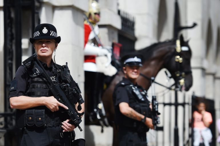 London to receive six hundred more armed police to counter threat from terrorism