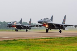 China fighter jets