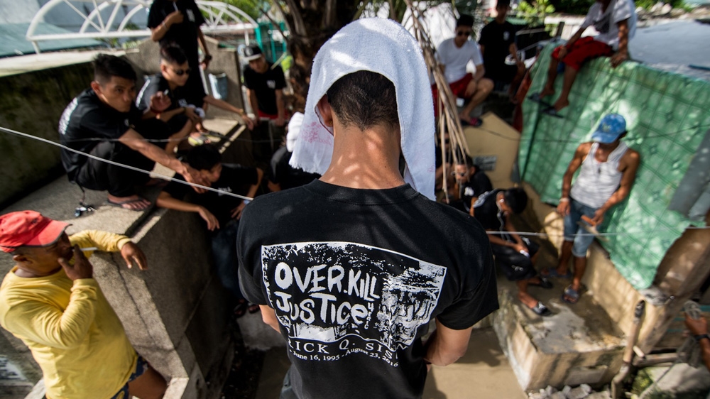 Sison was killed as he was surrendering, on August 23, in a 'routine anti-criminality patrol' by Pasay Police [ Martin San Diego/Al Jazeera]