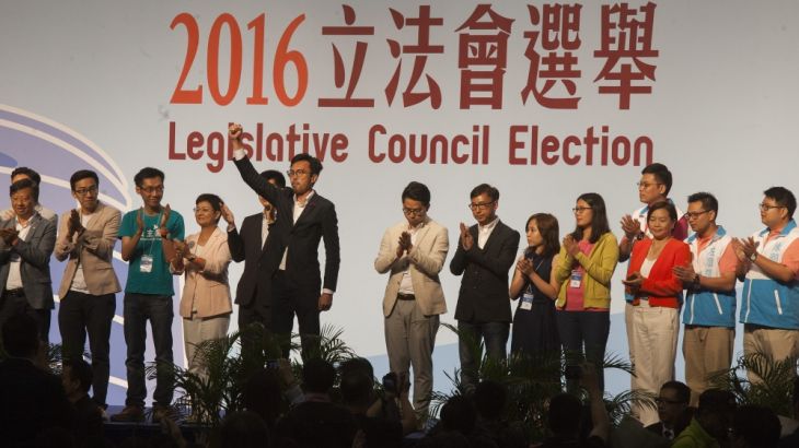 Legislators and citizens await the Hong Kong elections results