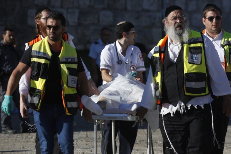 Palestinian attacker stabbs two Israeli police officers in Jerusalem