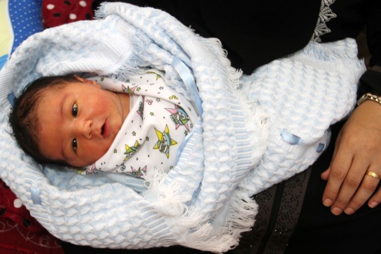 Gaza two millionth birth