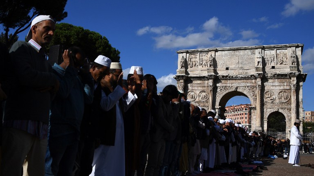 According to official figures, there are more than 800,000 Muslims living in Italy legally [AFP]