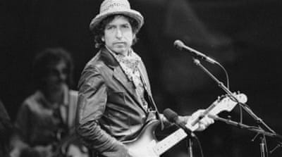Bob Dylan performing in Basel, Switzerland in 1984 [EPA]