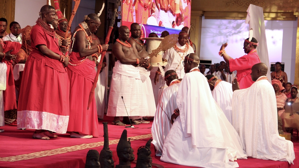 The Oba Of Benin Kingdom A History Of The Monarchy Nigeria News Al Jazeera